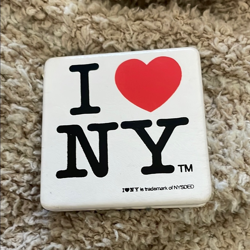 I Love NY Double Pocket Mirror